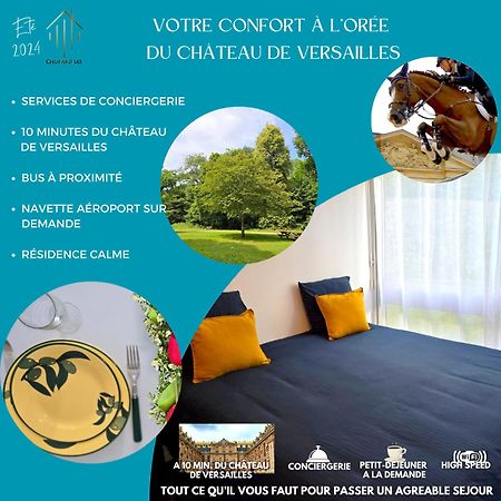 Sejour A 10 Minutes Du Chateau De Versailles Et 20 Minutes De Roland-Garros- Votre Suite Avec Lit King Size Ле-Шене Экстерьер фото